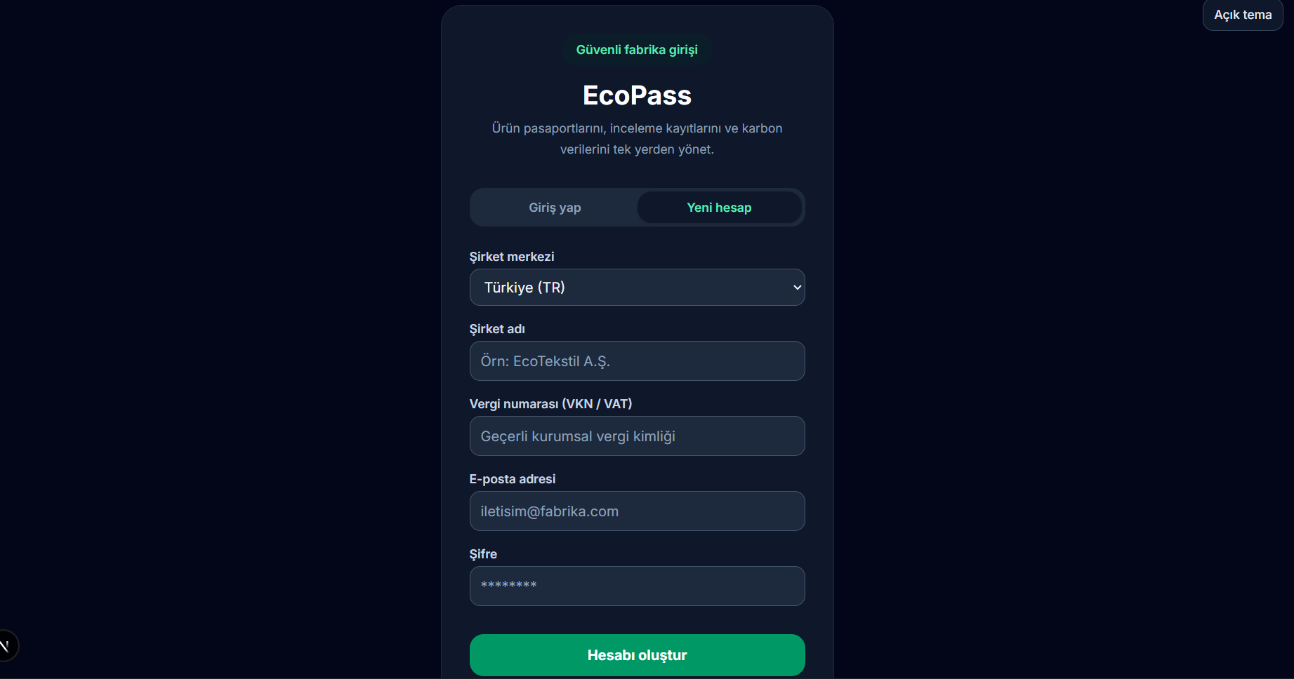 EcoPassport (DPP Bridge)